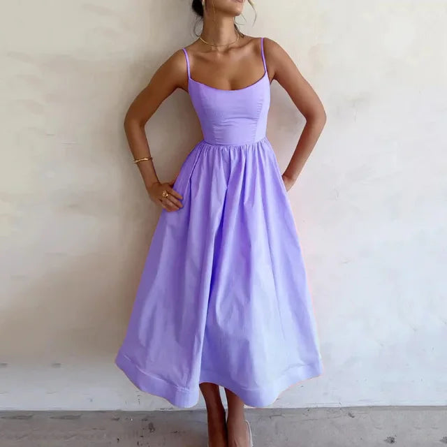 Lucy Elegant Spaghetti Strap Dress