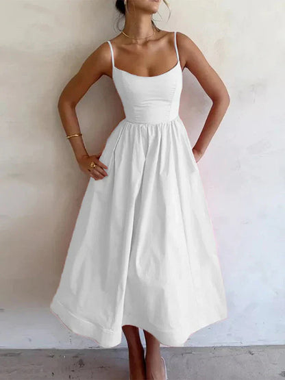 Lucy Elegant Spaghetti Strap Dress