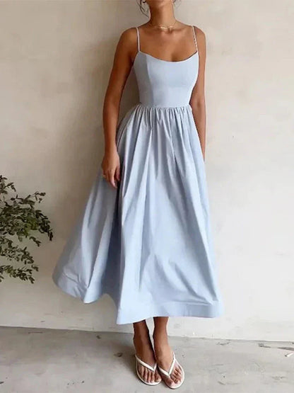 Lucy Elegant Spaghetti Strap Dress