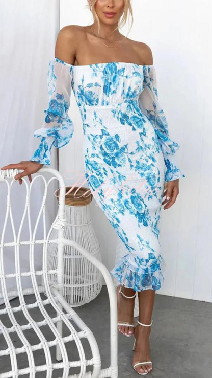 Ruby Elegant Midi Dress