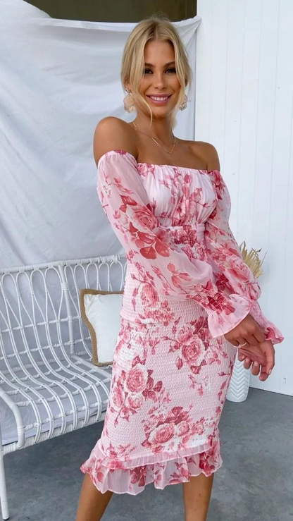 Ruby Elegant Midi Dress