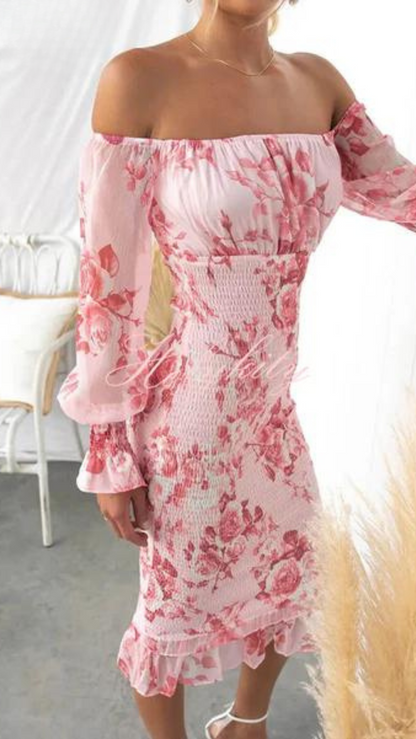 Ruby Elegant Midi Dress