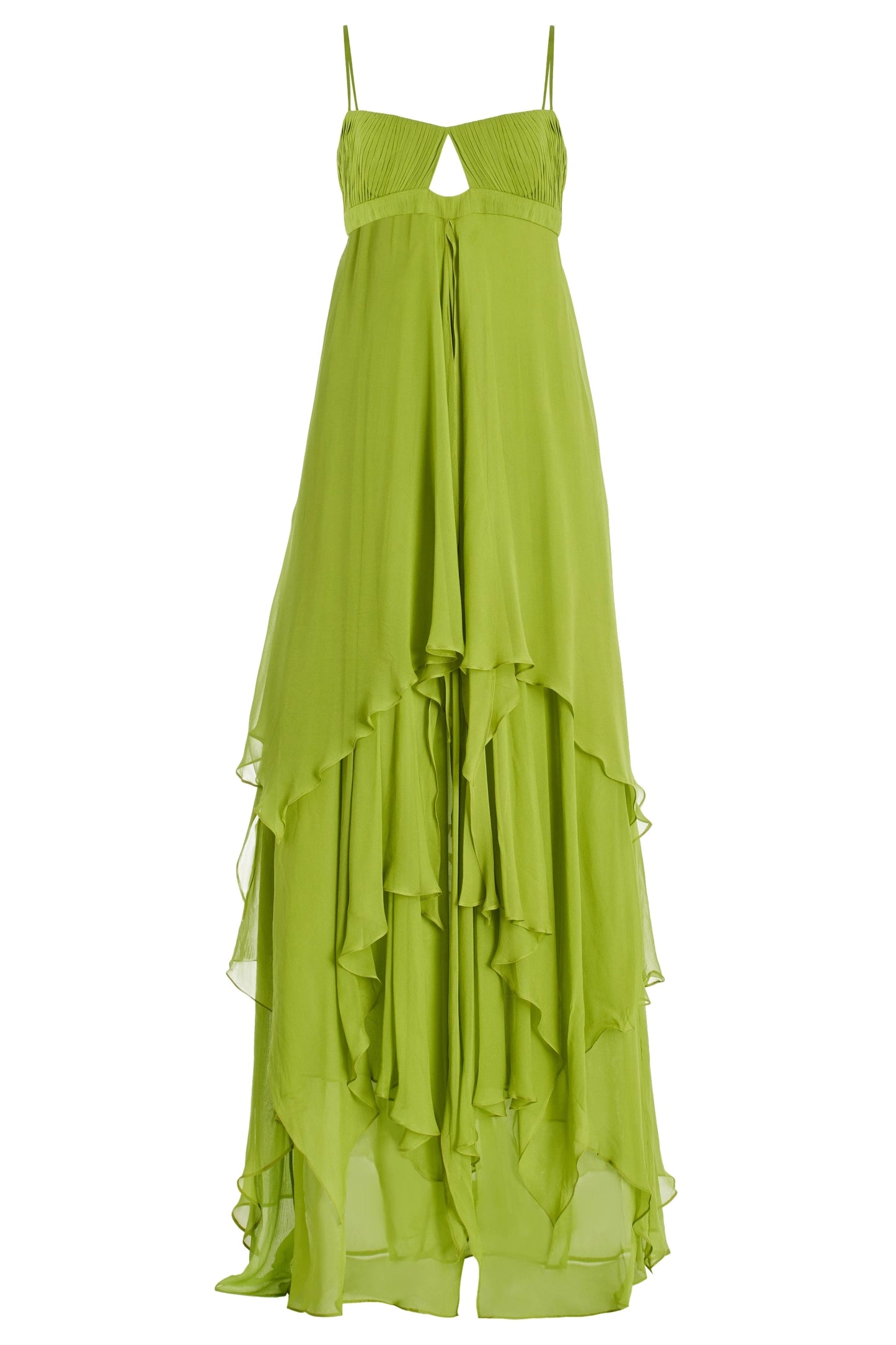 Lena Timeless Pleated Cut-Out Dress