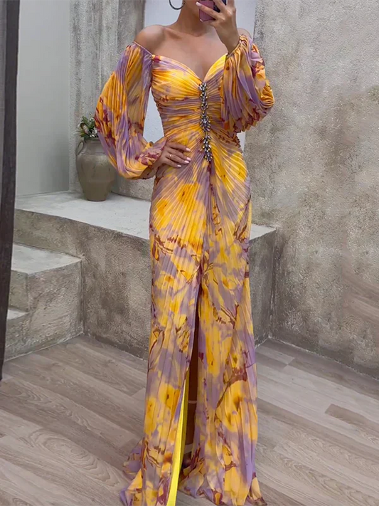 Mila Elegant V-Neck Dress