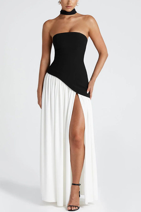 Sarah Elegant Off-Shoulder Chiffon Maxi Dress