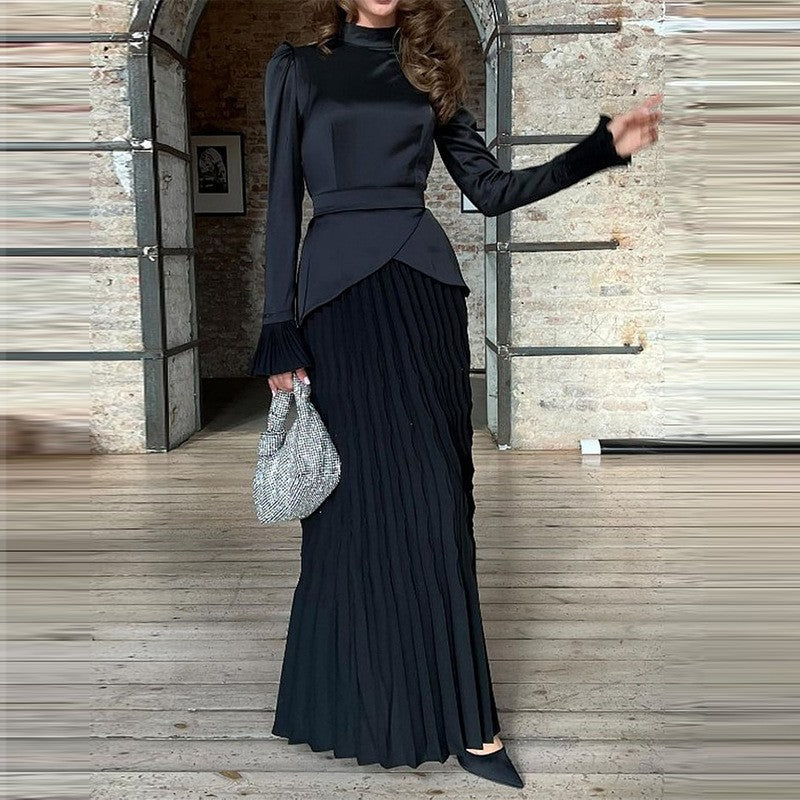 Elegant Soft Gradient Maxi Dress