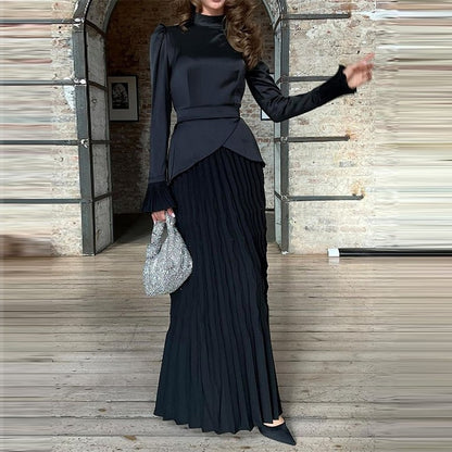 Elegant Soft Gradient Maxi Dress