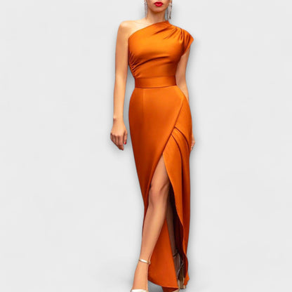 Hazel Elegant Asymmetrical Evening Dress