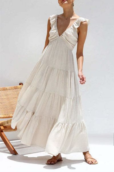 Ruffle Tiered Maxi Dress