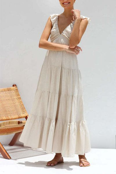 Ruffle Tiered Maxi Dress