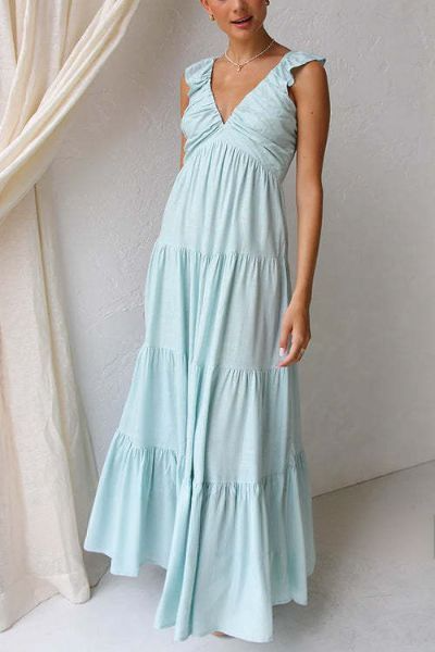 Ruffle Tiered Maxi Dress