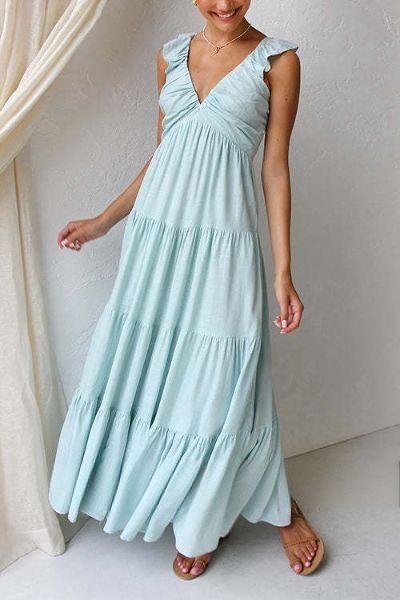 Ruffle Tiered Maxi Dress