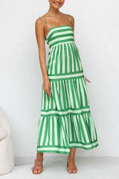 Striped Maxi Dress