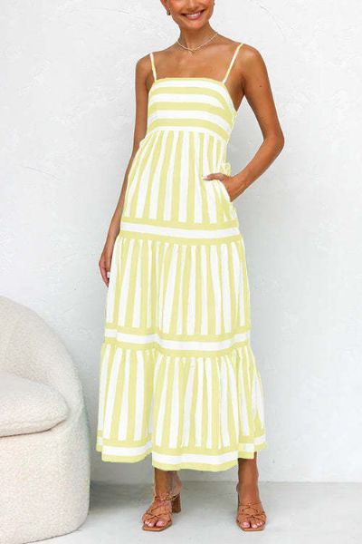Striped Maxi Dress
