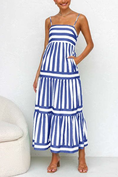 Striped Maxi Dress
