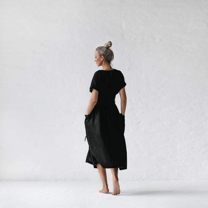 Amelia Cotton Linen Dress