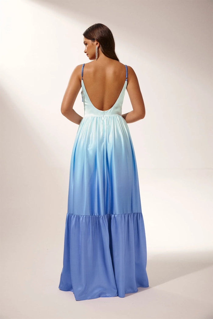 Dahlia  Elegant Gradient Maxi Dress
