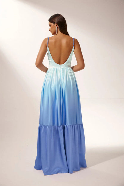 Dahlia  Elegant Gradient Maxi Dress