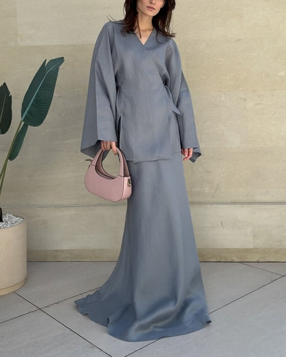Talia Casual Chic Maxi Set