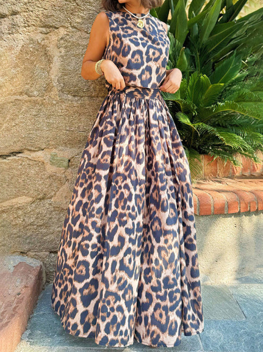 Wildside Leopard Print Two-Piece Set