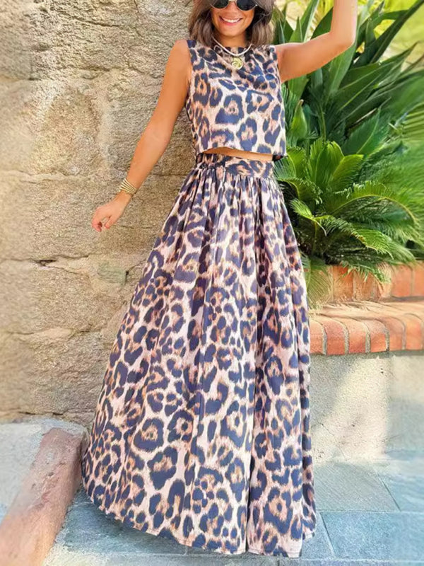 Wildside Leopard Print Two-Piece Set