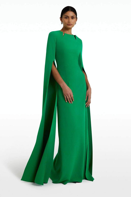 Bella Timeless Cape Maxi Dress