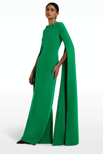 Bella Timeless Cape Maxi Dress