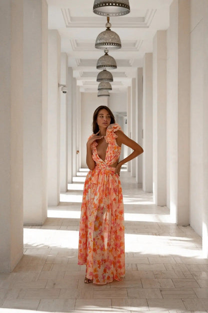 Emma Elegant Pink Dress