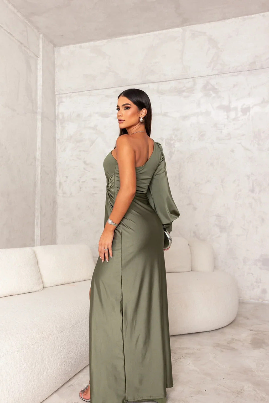 Alison Elegant Slit Maxi Dress